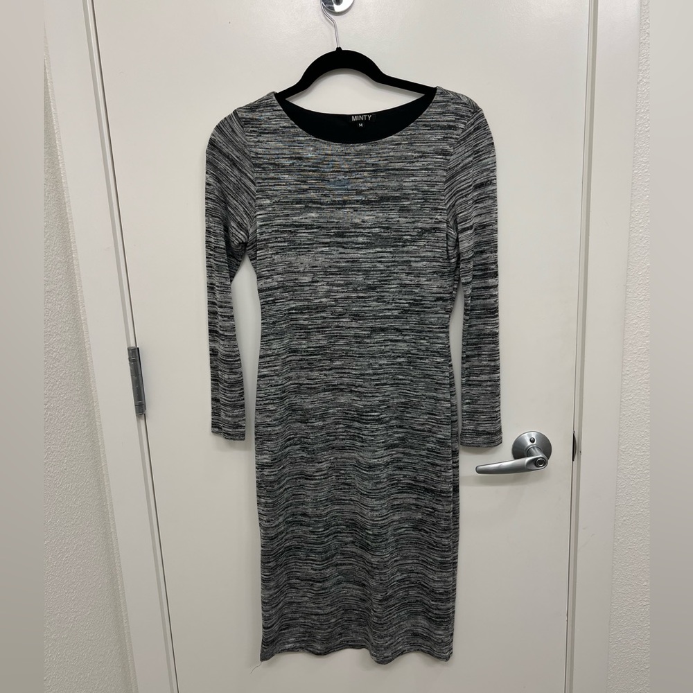 MINTY Gray Heathered dress
